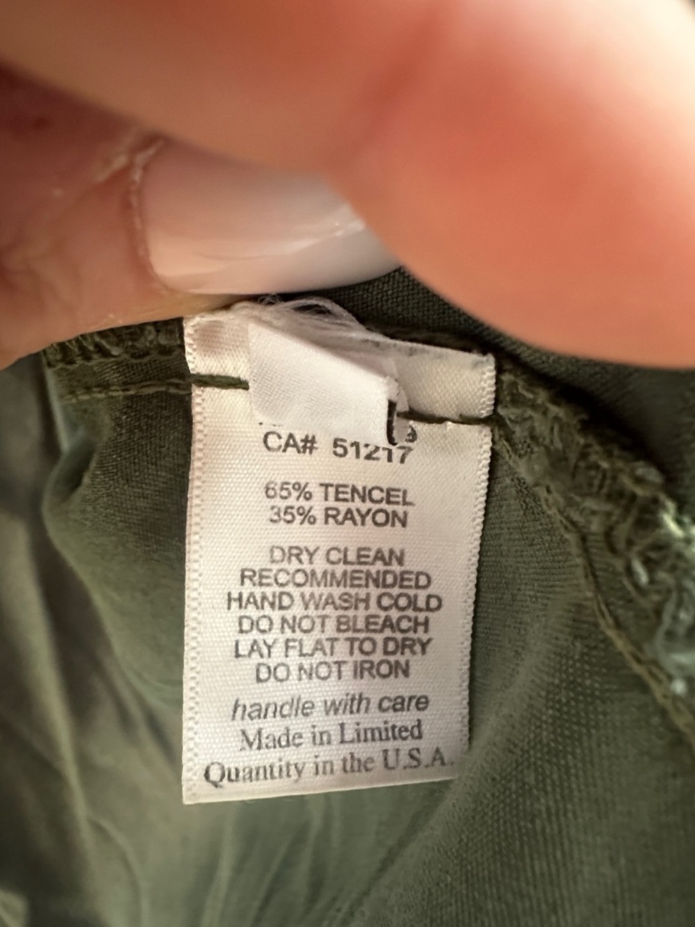 Lauren Moshi Wearable Art Green Military Grunge Top with Eagle Patch Size XS EUC - Picture 6 of 7